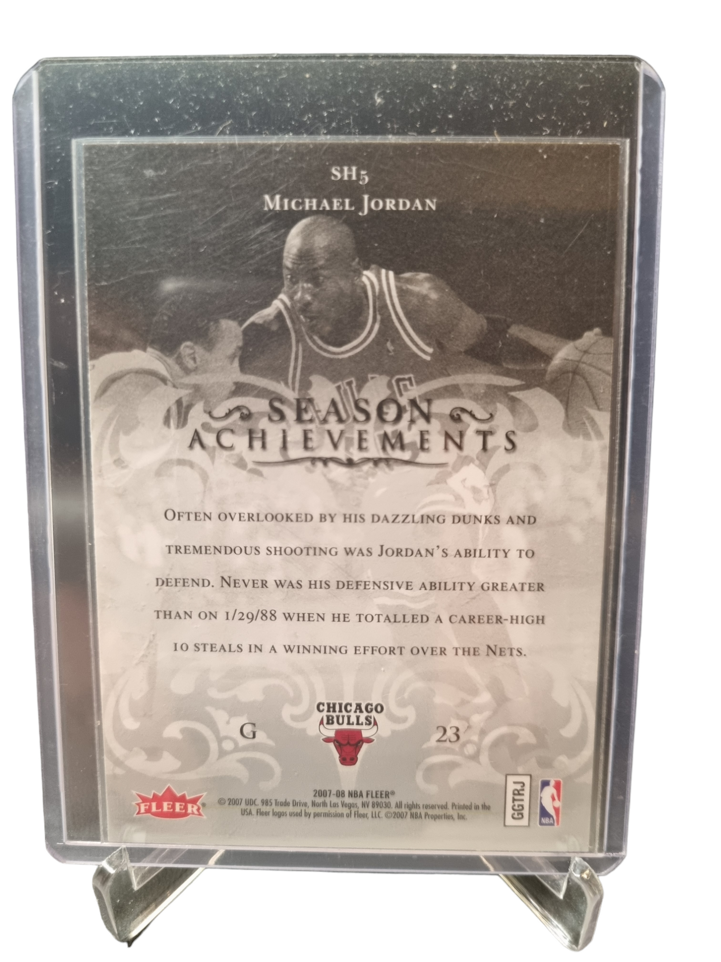 2007-08 Fleer #SH5 Michael Jordan Season Achievements