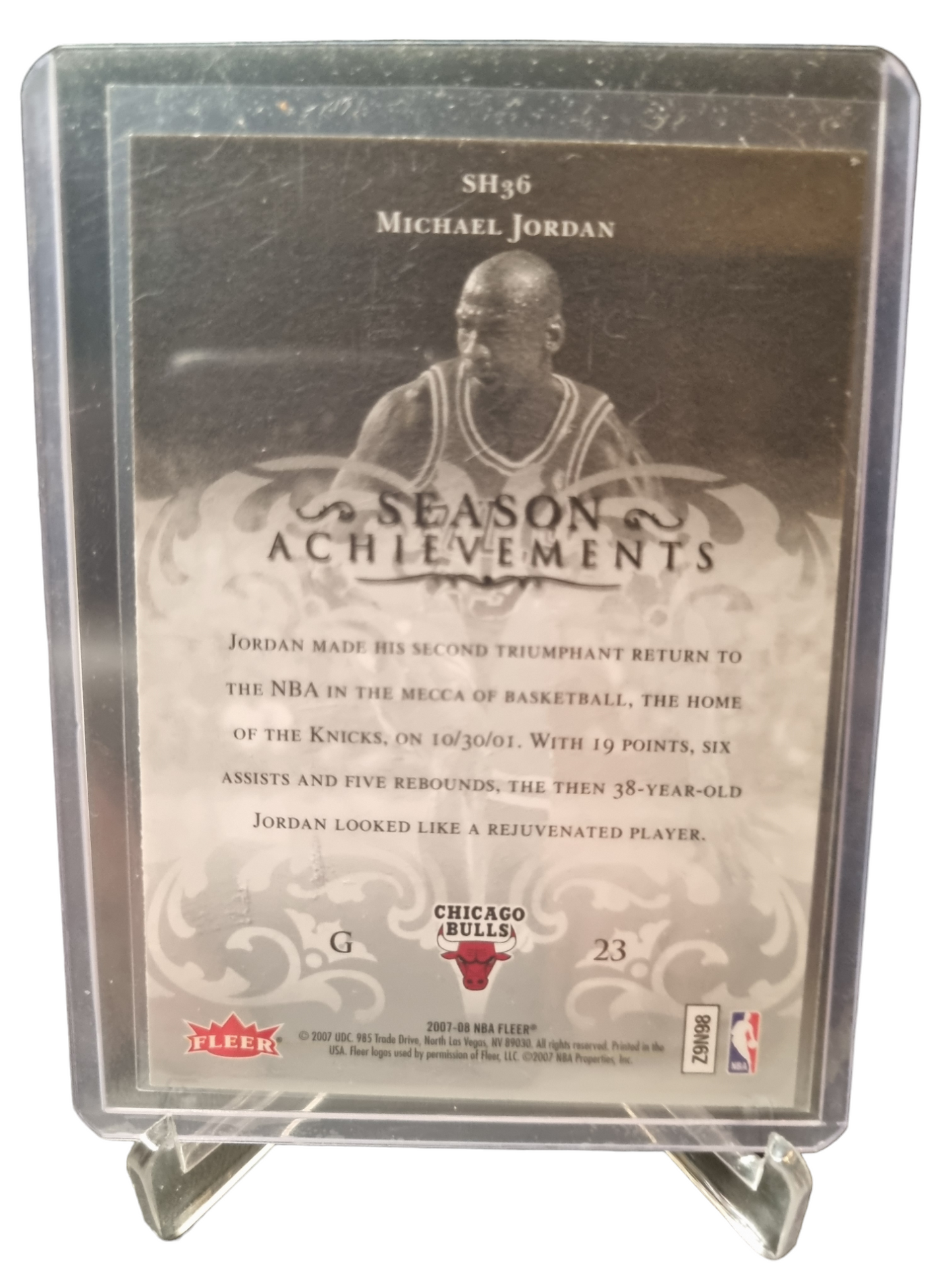 2007-08 Fleer #SH36 Michael Jordan Season Achievements