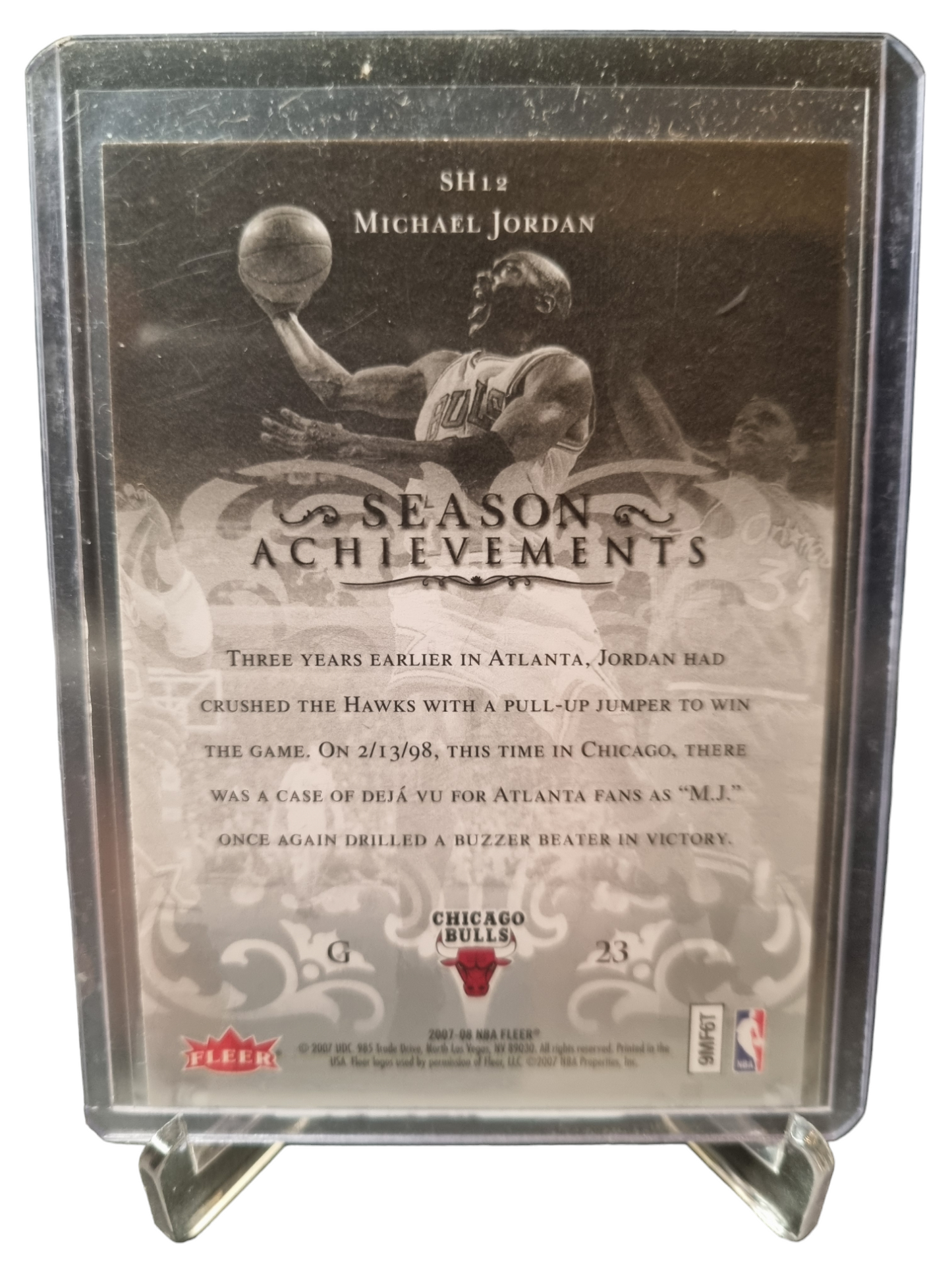 2007-08 Fleer #SH12 Michael Jordan Season Achievements