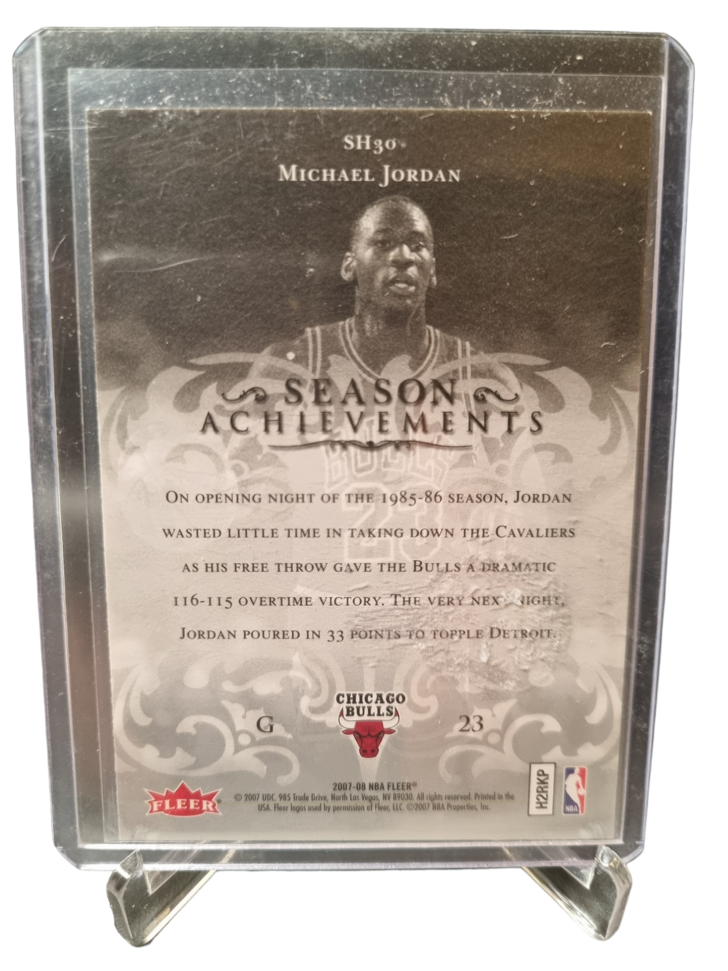 2007-08 Fleer #SH30 Michael Jordan Season Achievements