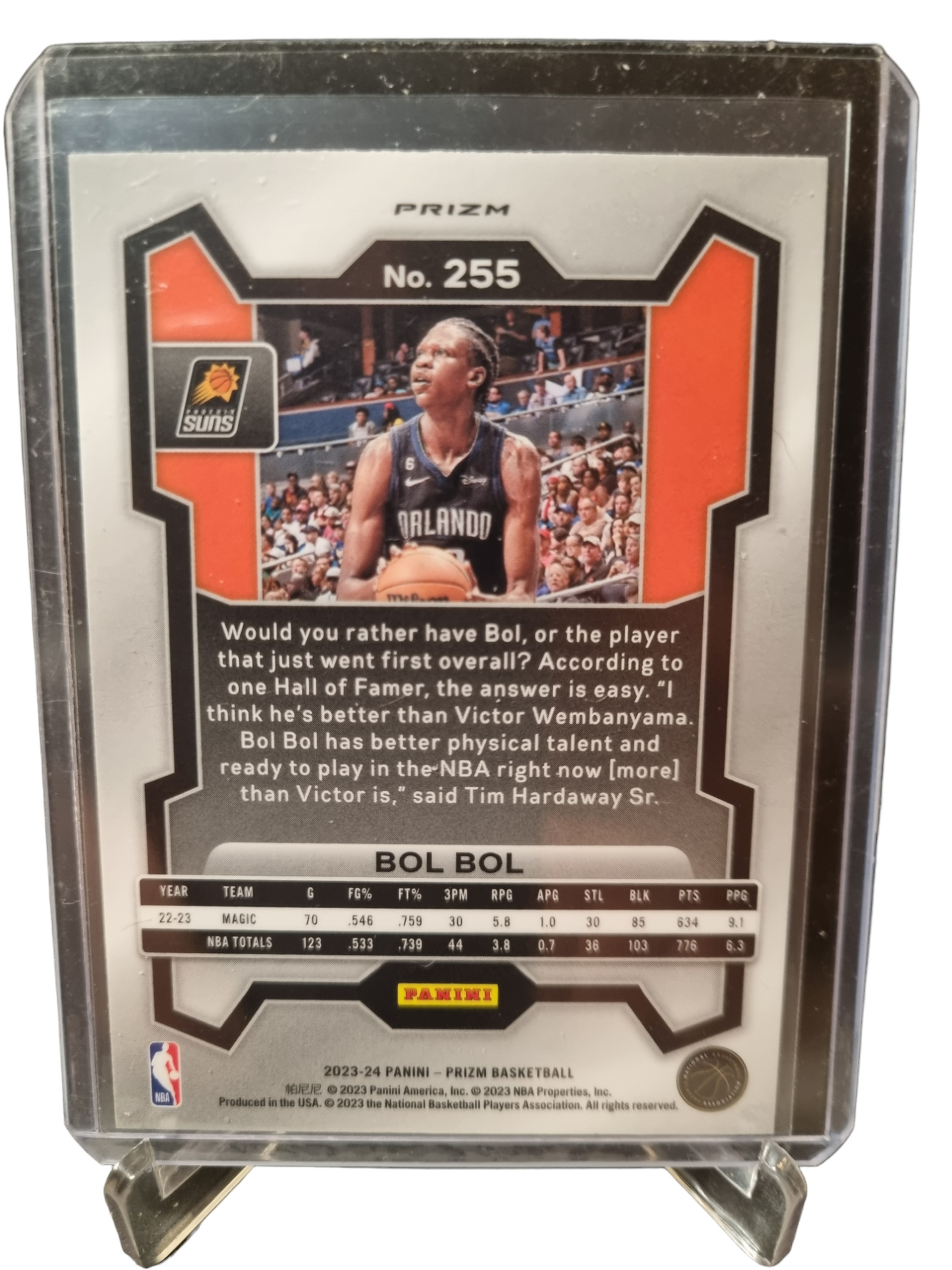 2023-24 Panini Prizm #255 Bol Bol Silver Prizm