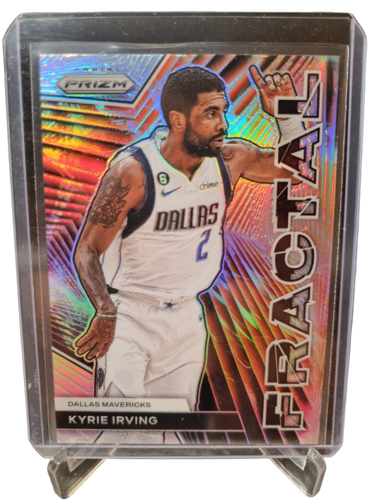 2023-24 Panini Prizm #3 Kyrie Irving Fractal Silver Prizm