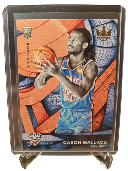 2023-24 Panini Court Kings #93 Cason Wallace Rookie Card Rookies 1