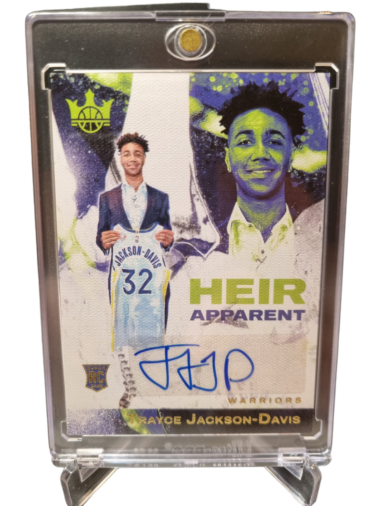 2023-24 Panini Court Kings #HA-TJD Trayce Jackson-Davis Rookie Card Autograph Heir Apparent 034/125