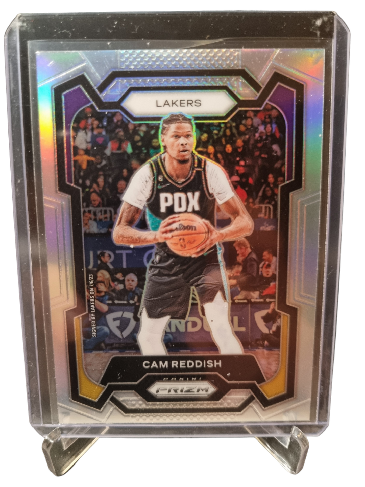 2023-24 Panini Prizm #230 Cam Reddish Silver Prizm