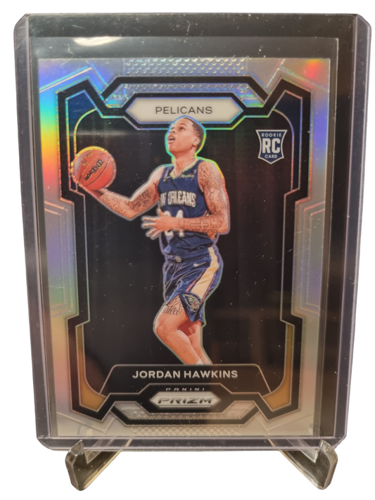 2023-24 Panini Prizm #130 Jordan Hawkins Rookie Card Silver Prizm