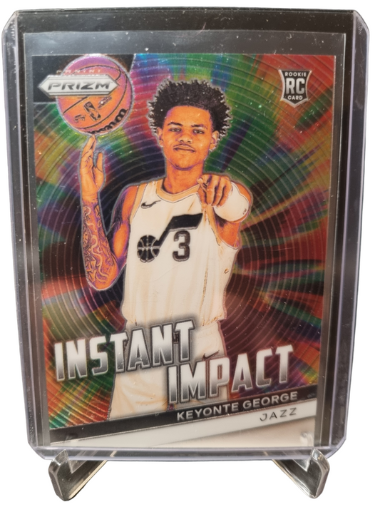 2023-24 Panini Prizm #11 Keyonte George Rookie Card Instant Impact