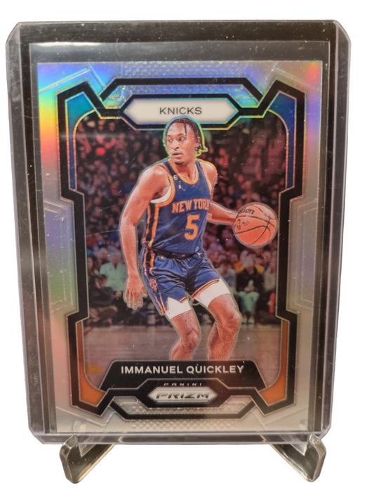 2023-24 Panini Prizm #33 Immanuel Quickley Silver Prizm