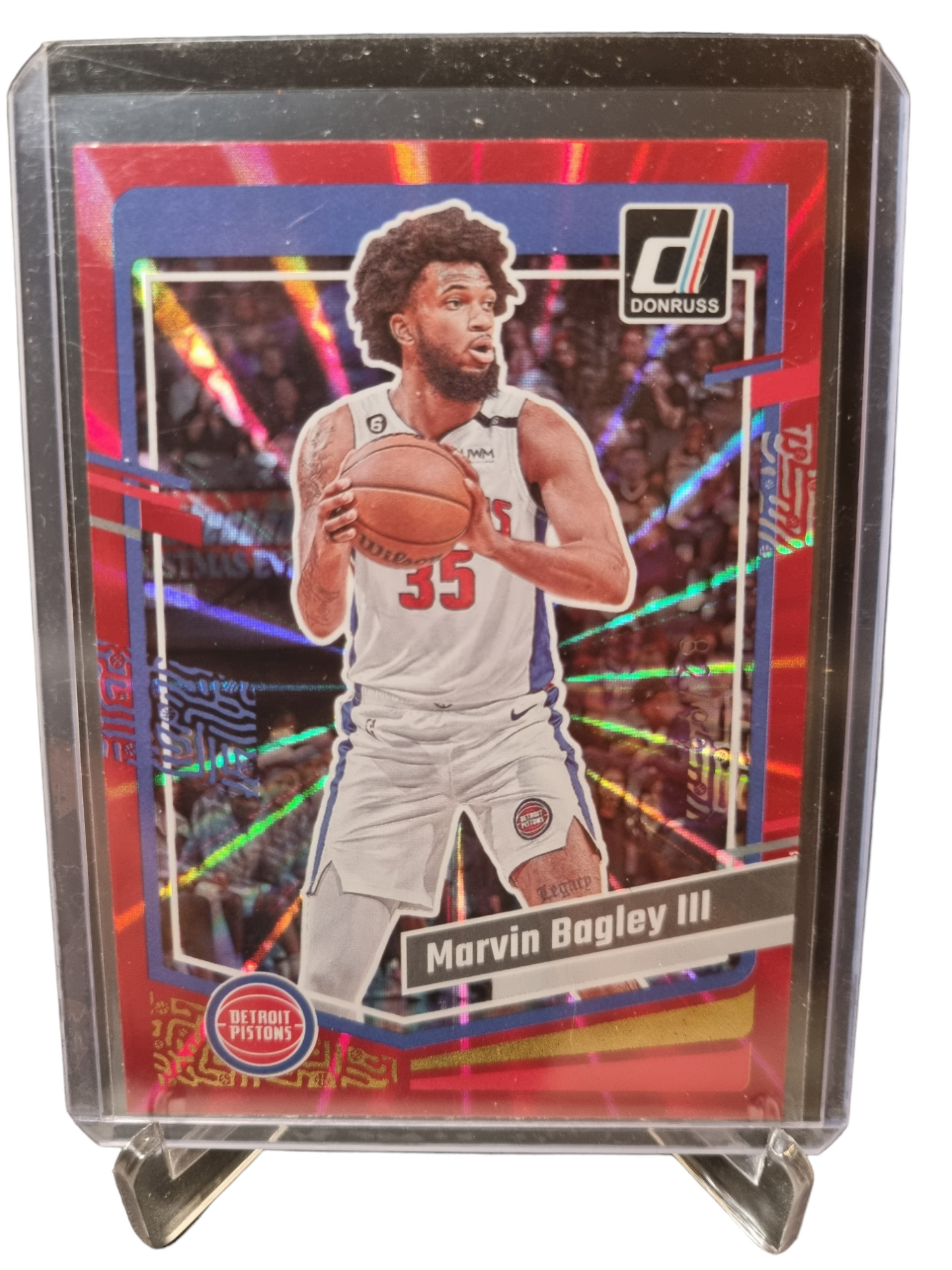 2022-23 Panini Donruss #105 Marvin Bagley III Red Laser 82/99