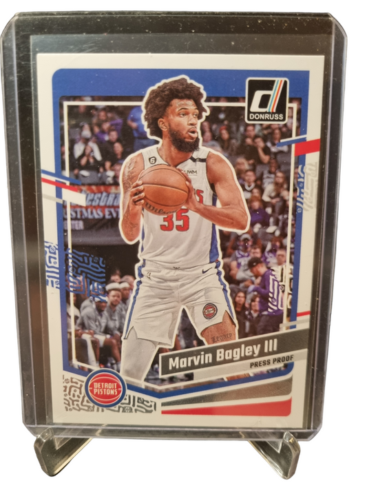 2022-23 Panini Donruss #105 Marvin Bagley III Press Proof