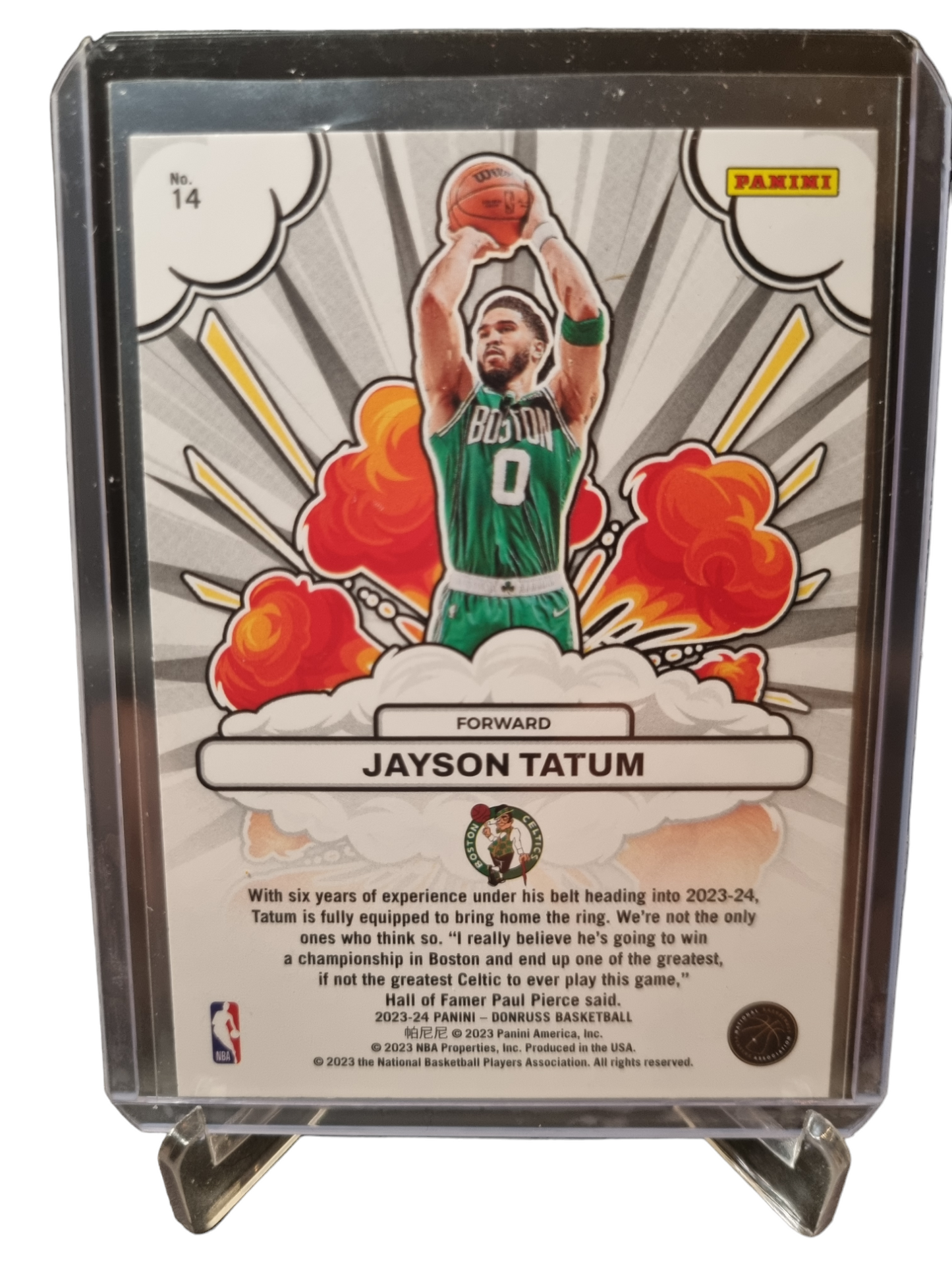 2023-24 Panini Donruss #14 Jayson Tatum Bomb Squad