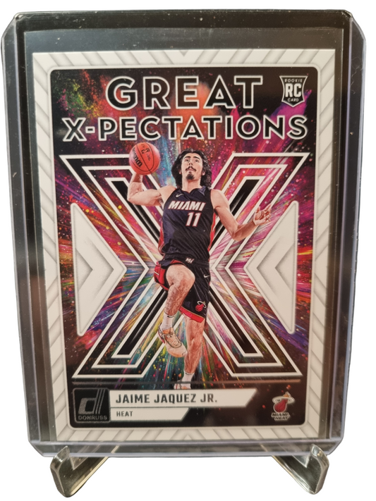 2023-24 Panini Donruss #13 Jamie Jaquez JR Rookie Card Great X-Pectations
