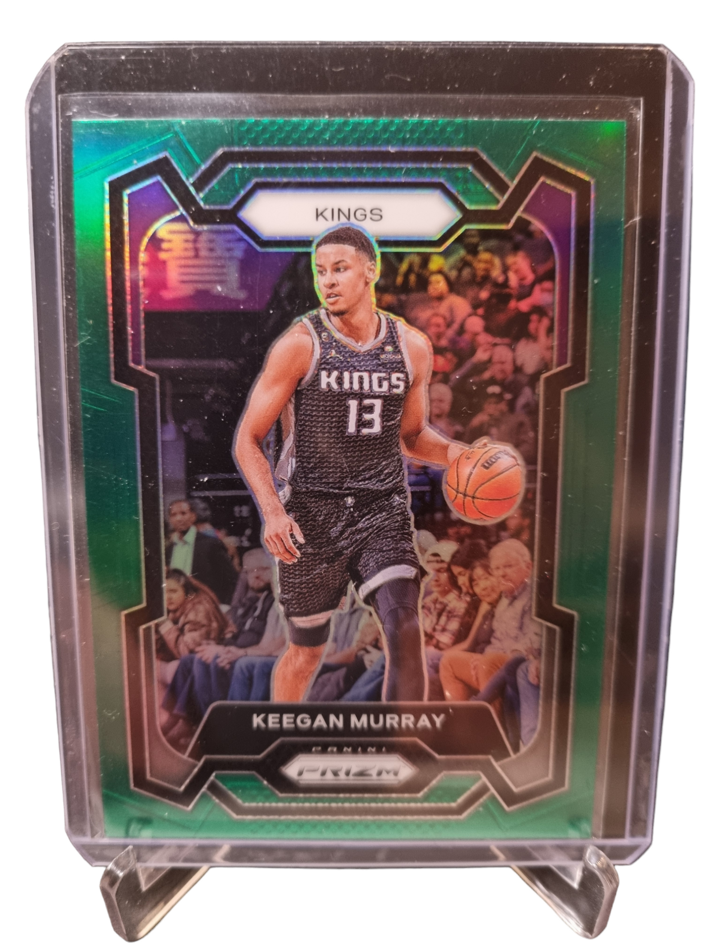 2023-24 Panini Prizm #7 Keegan Murray Green Prizm