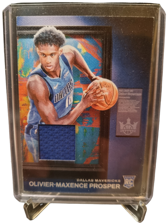 2023-24 Panini Court Kings #DSM-OMP Oliver-Maxence Prosper Rookie Card Debut Showcase Memorabilia