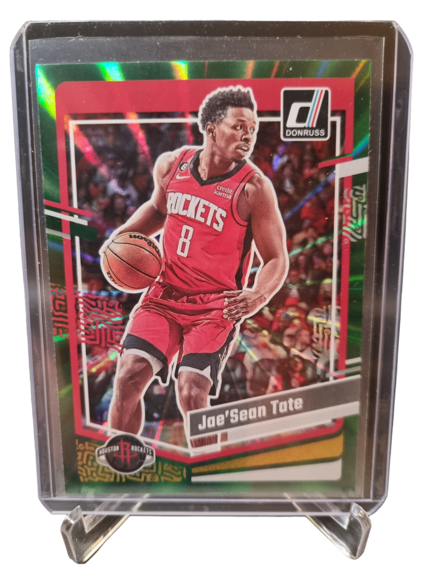 2023-24 Panini Donruss #171 Jae'Sean Tate Green Laser