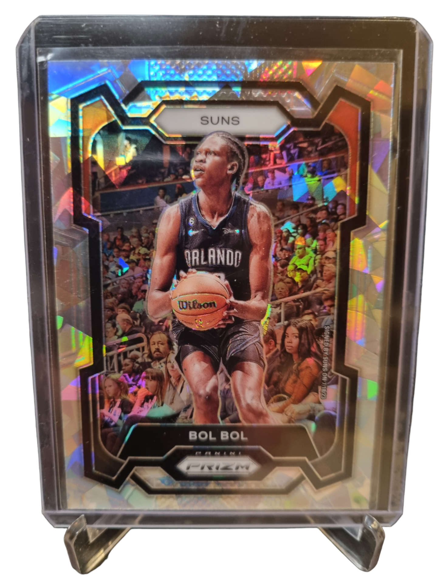 2023-24 Panini Prizm #255 Bol Bol Silver Cracked Ice Prizm