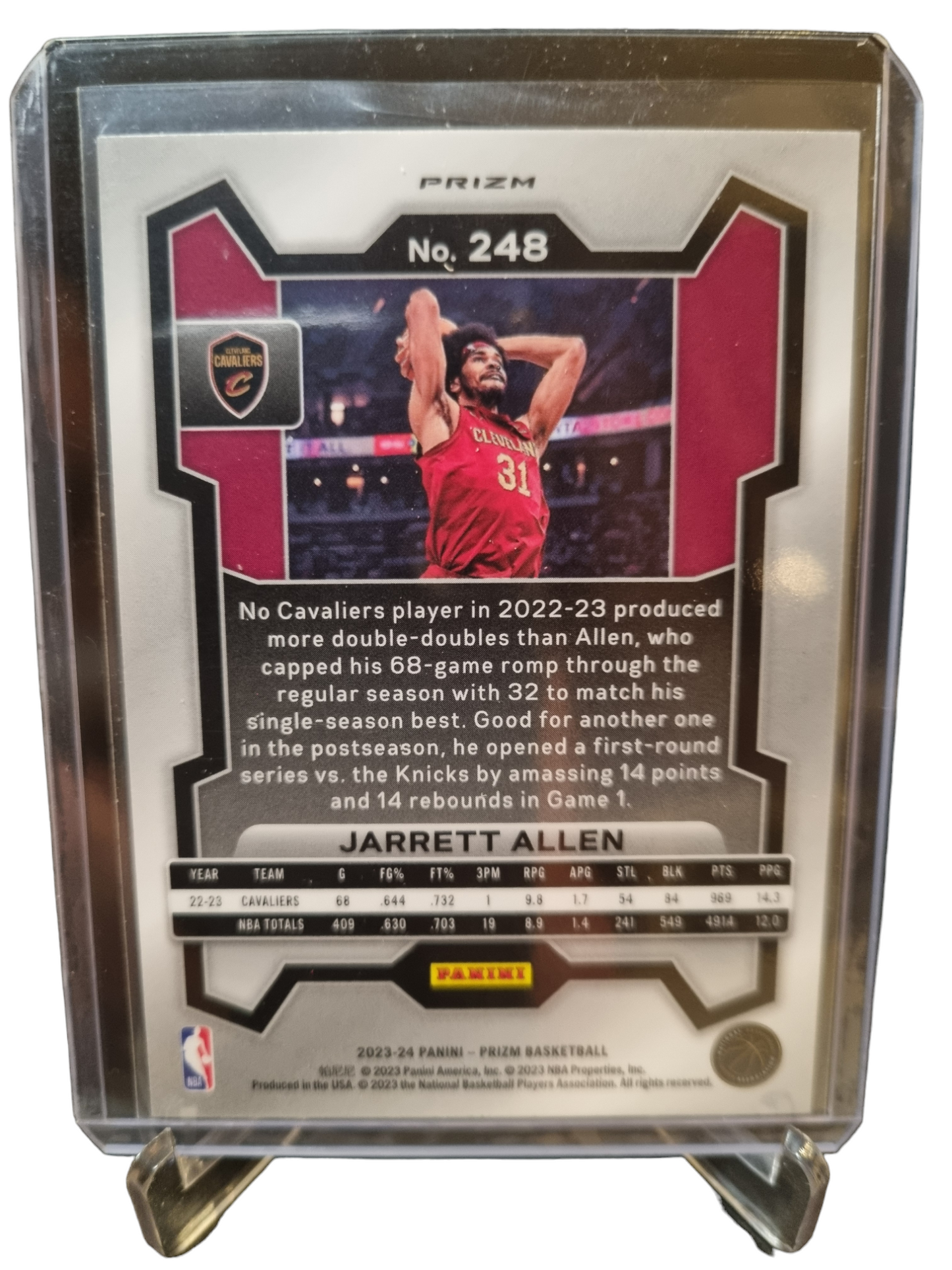 2023-24 Panini Prizm #248 Jarrett Allen Silver Prizm