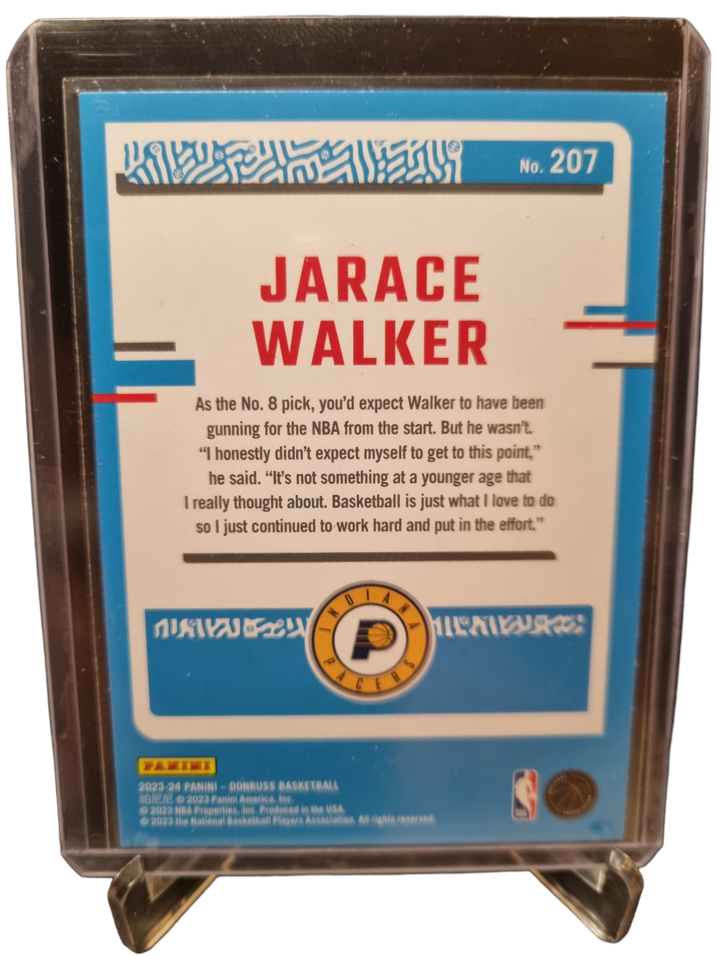 2023-24 Donruss #207 Jarace Walker Rookie Card Rated Rookie