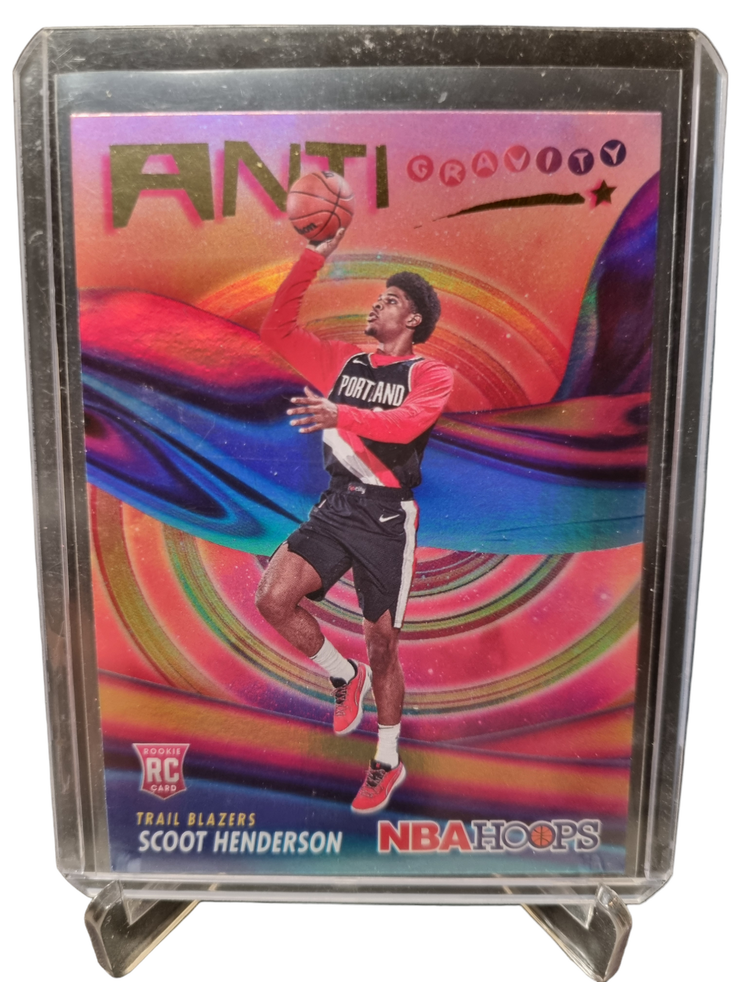 2023-24 Panini Hoops #11 Scoot Henderson Rookie Card Anti Gravity Holo