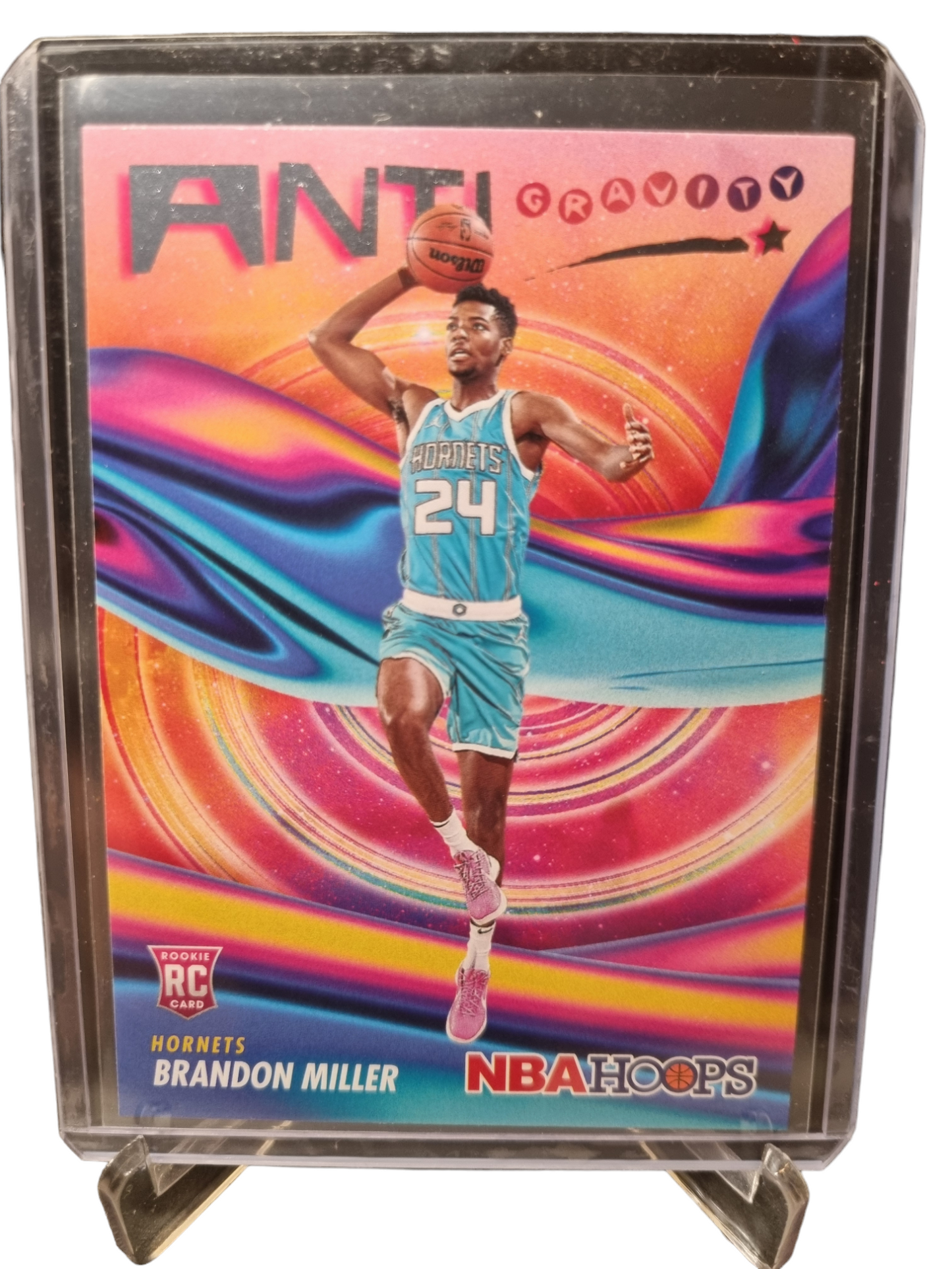 2023-24 Panini Hoops #14 Brandon Miller Rookie Card Anti Gravity