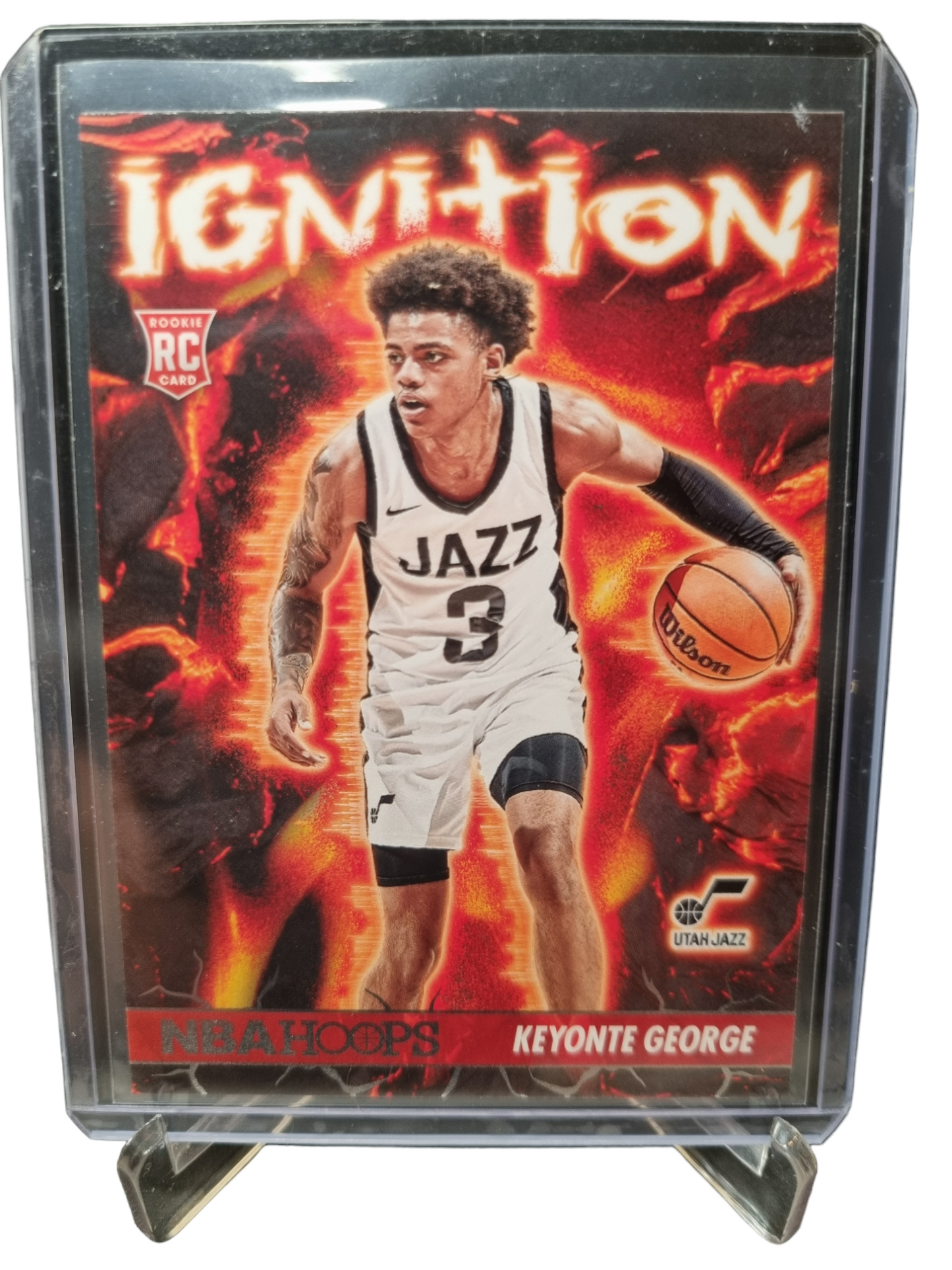 2023-24 Panini Hoops #15 Keyonte George Rookie Card Ignition