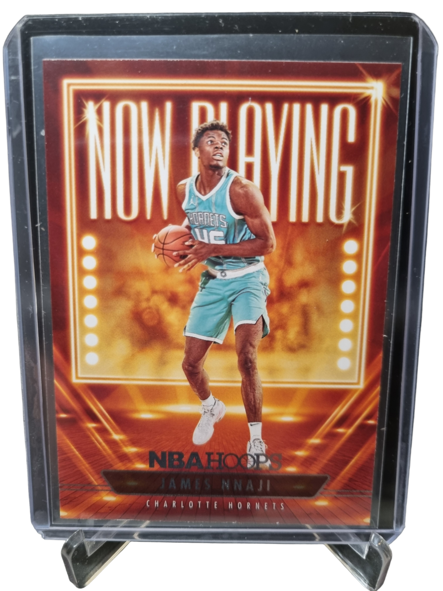 2023-24 Panini Hoops #21 James Nnaji Rookie Card Now Playing