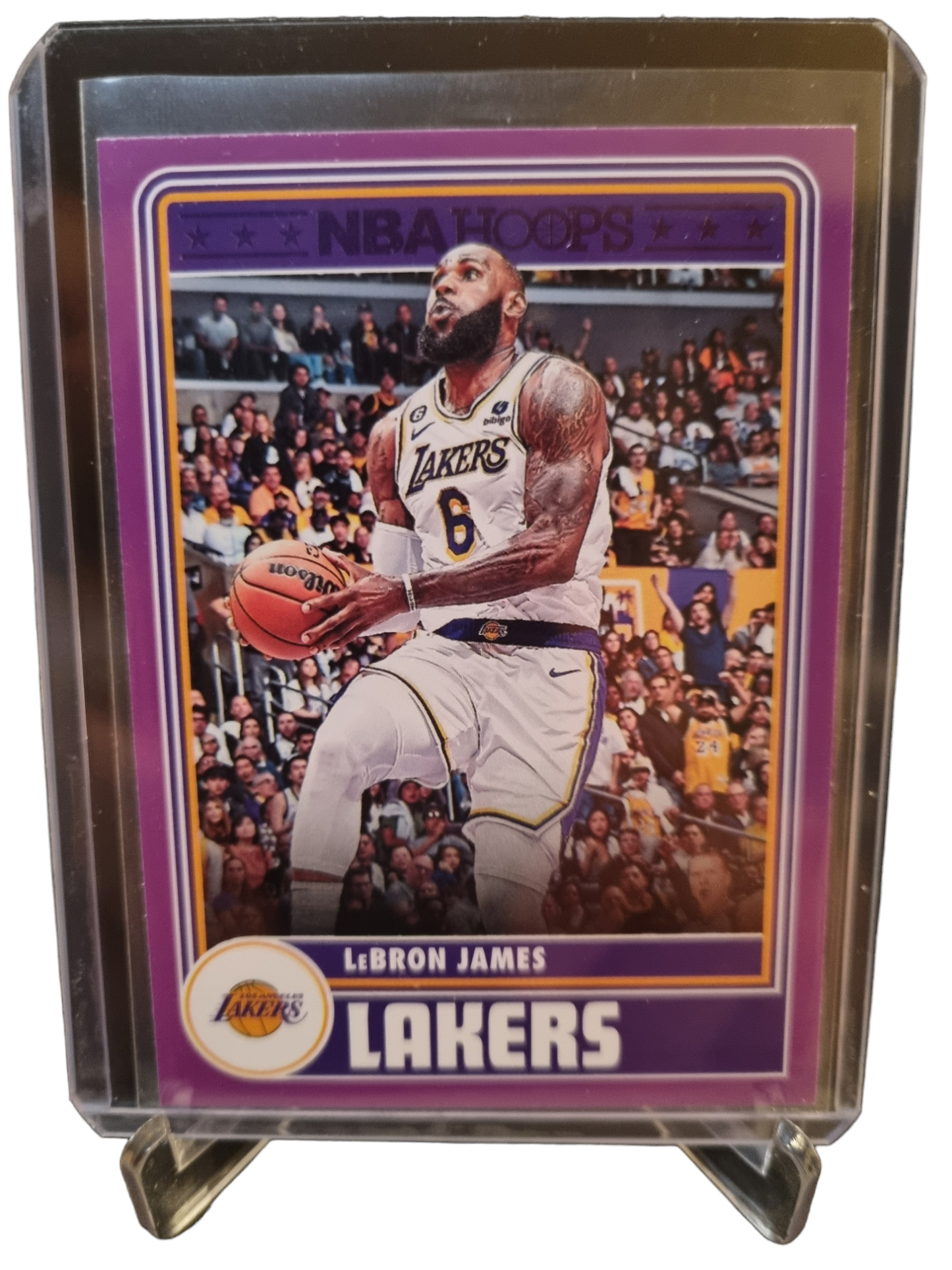 2023-24 Panini Hoops #290 Lebron James Purple