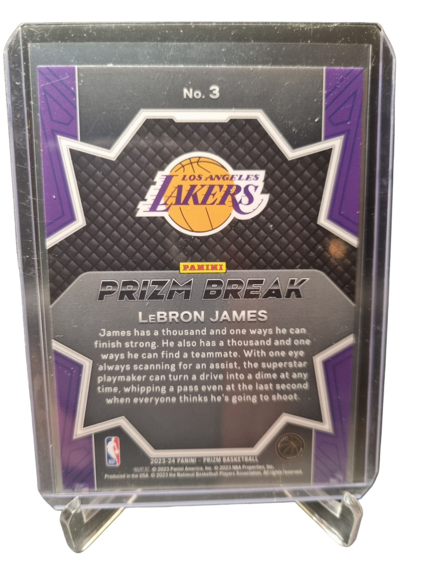 2023-24 Panini Prizm #3 Lebron James Prizm Break