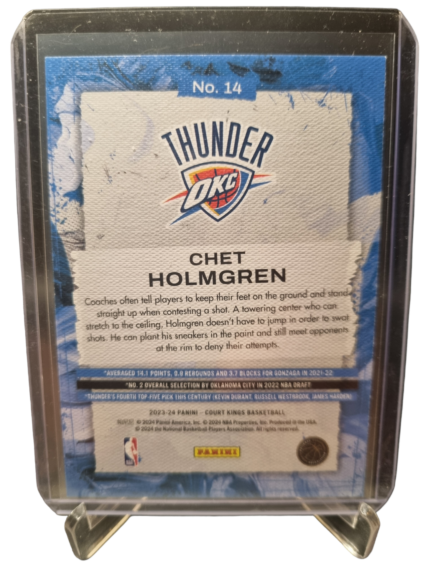 2023-24 Panini Court Kings #14 Chet Holmgren