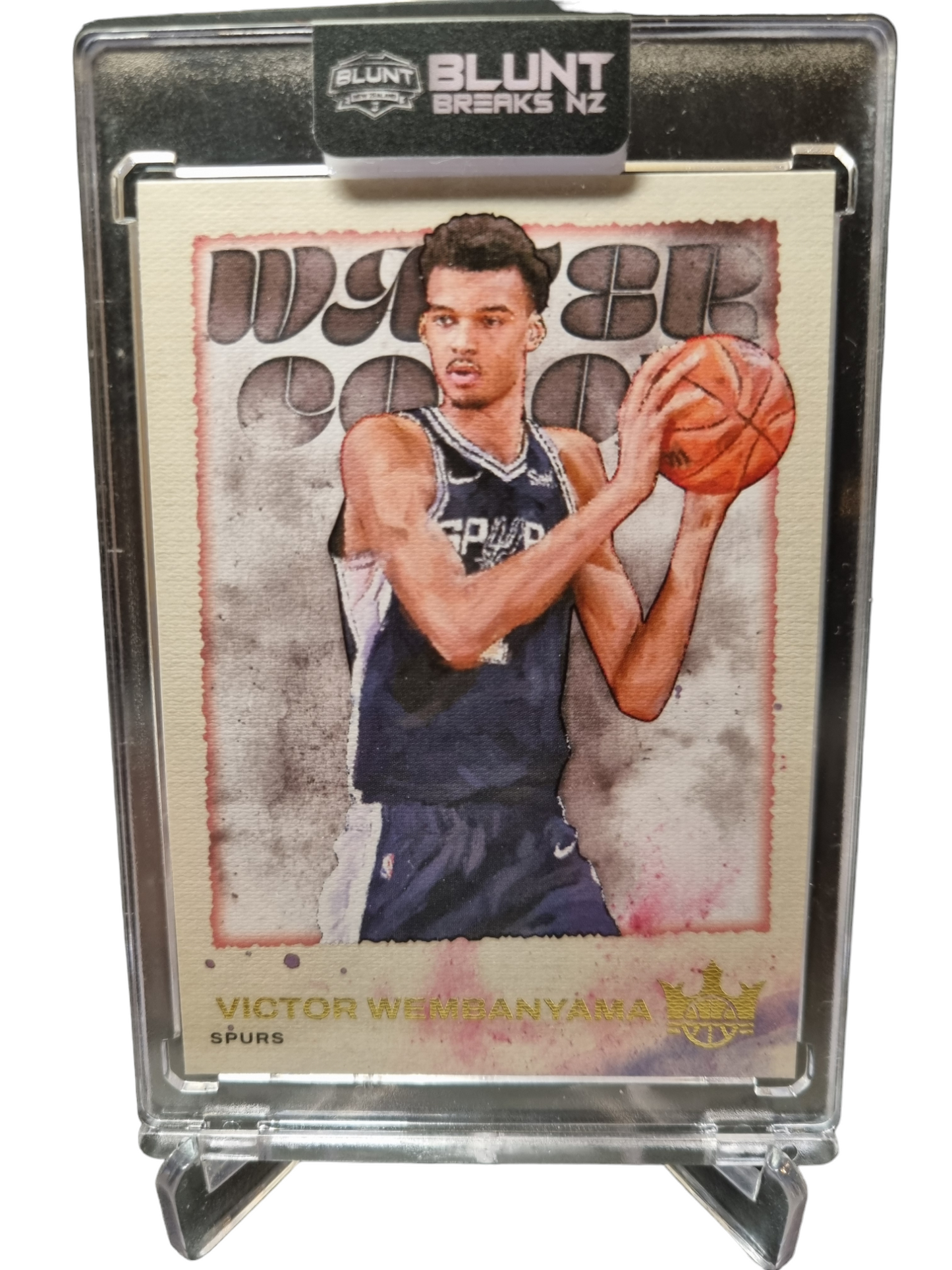 2023-24 Panini Court Kings #1 Victor Wembanyama Water Color