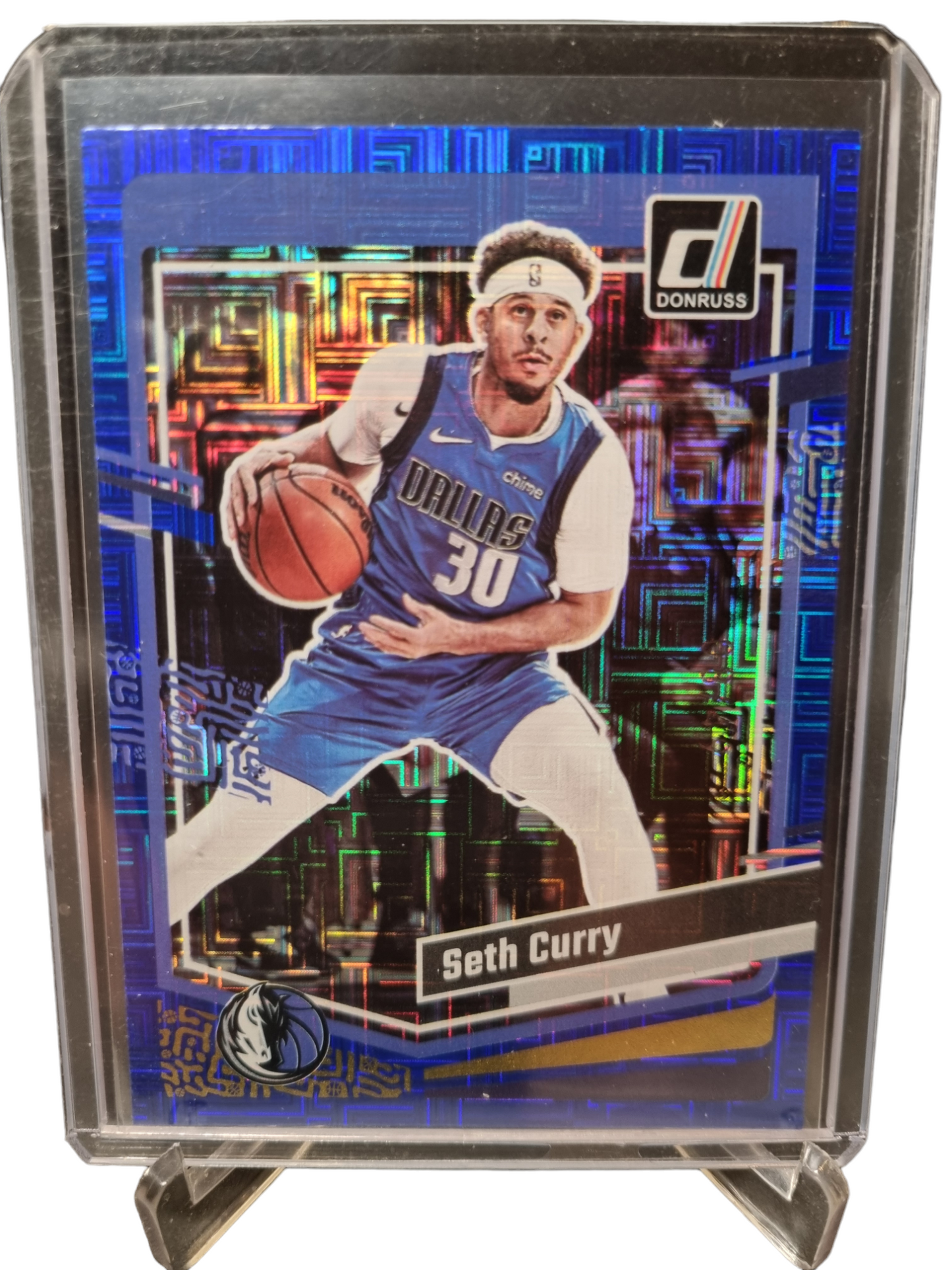 2023-24 Panini Donruss Choice #23 Seth Curry Blue Holo 08/49