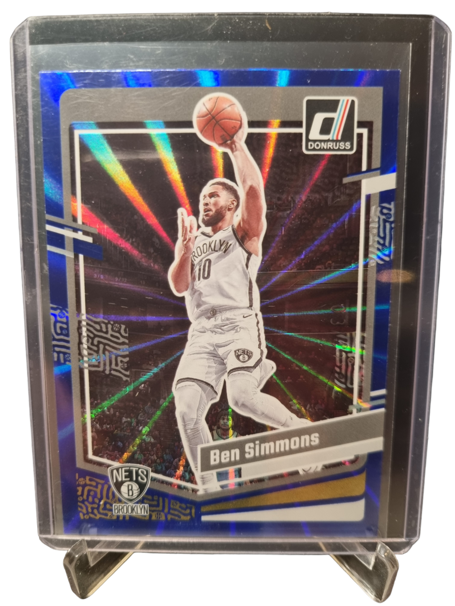 2023-24 Panini Donruss #164 Ben Simmons Blue Laser Holo 03/49