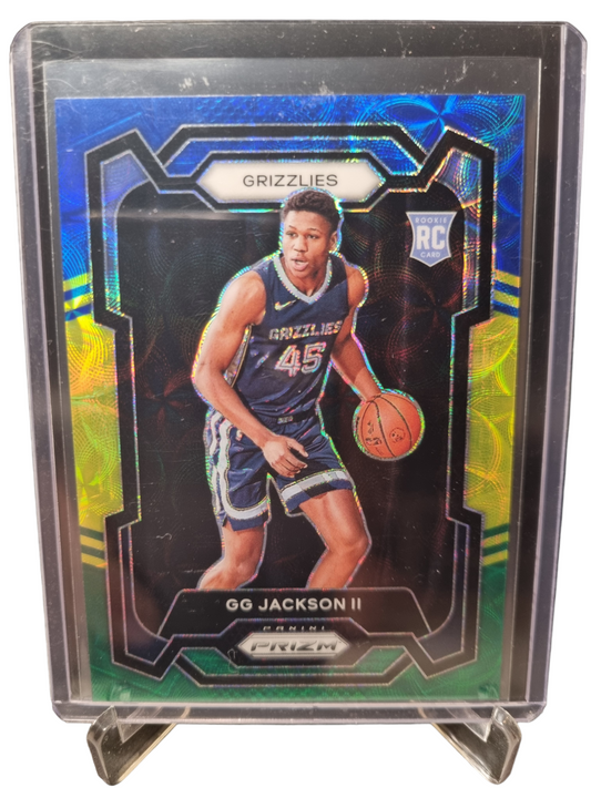 2023-24 Panini Prizm Choice #179 GG Jackson II Rookie Card Blue Yellow Green Scope Prizm