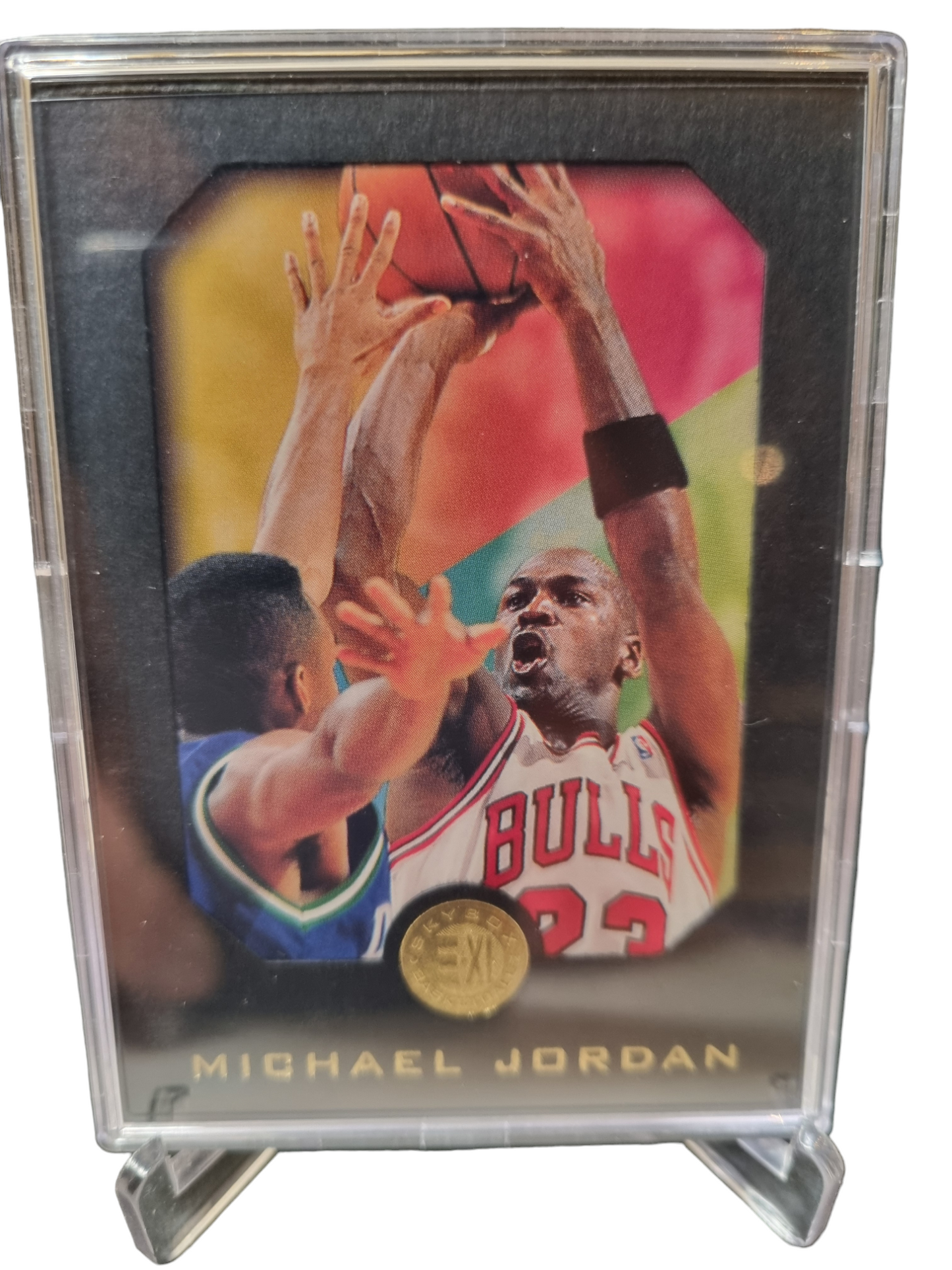 1996 Skybox #10 Michael Jordan Season EXL Black Border Encased