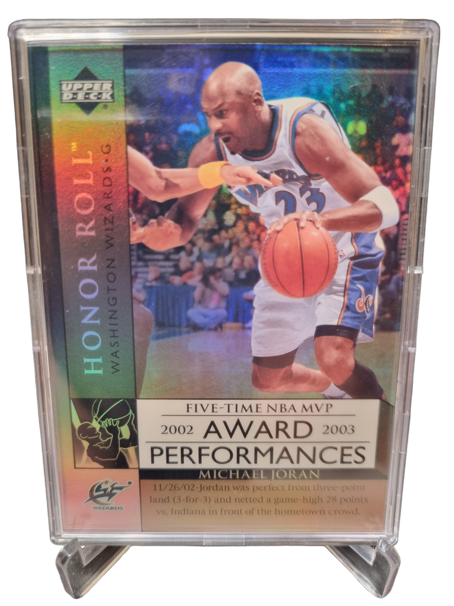 2003 Upper Deck #AP14 Michael Jordan Honor Roll Encased