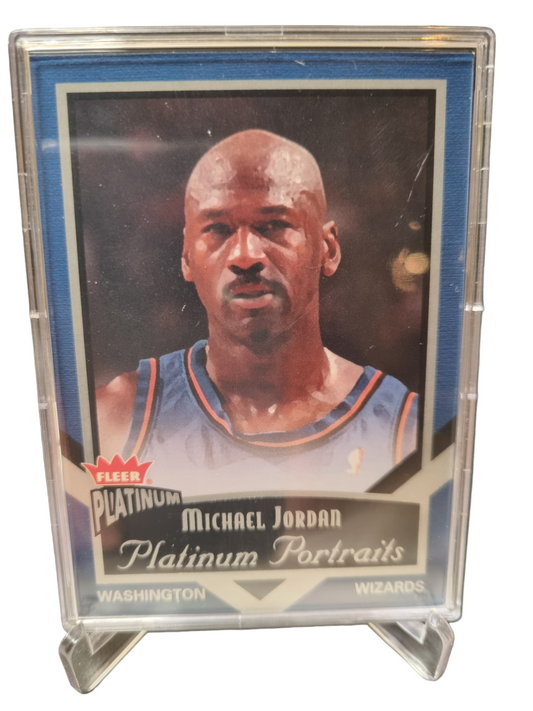 2002-03 Fleer #15 of 15 Michael Jordan Platinum Portraits Encased
