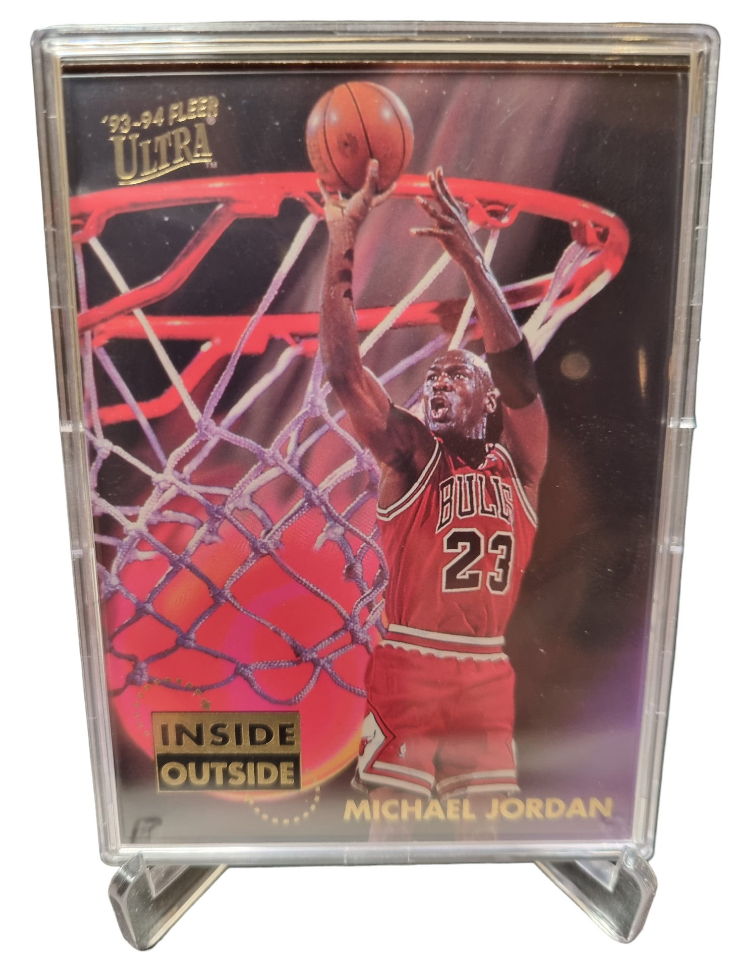 1993-94 Fleer #4 of 10 Michael Jordan Inside Outside Encased