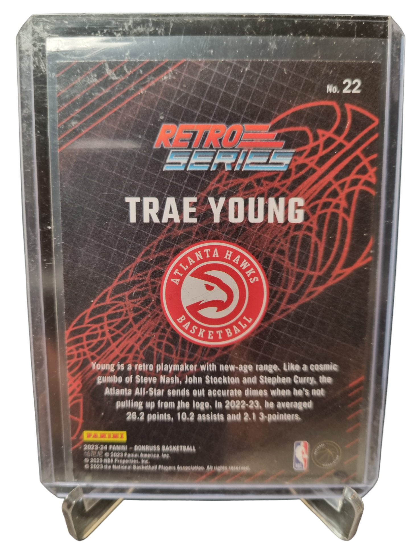 2023-24 Panini Donruss #22 Trae Young Retro Series