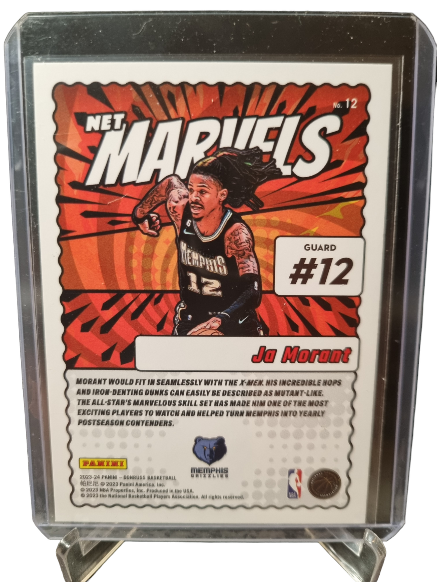 2023-24 Panini Donruss #12 JA Morant Net Marvels