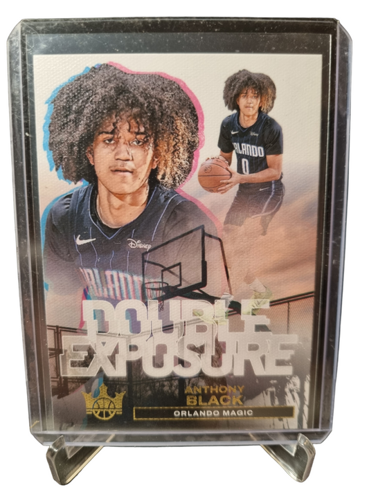 2023-24 Panini Court Kings #7 Anthony Black Rookie Card Double Exposure
