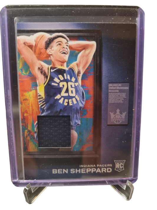 2023-24 Panini Court Kings #DSM-SHP Ben Sheppard Rookie Card Debut Showcase Memorabilia