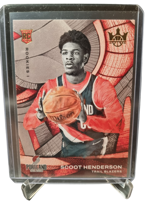 2023-24 Panini Court Kings #75 Scoot Henderson Rookie Card Rookies I