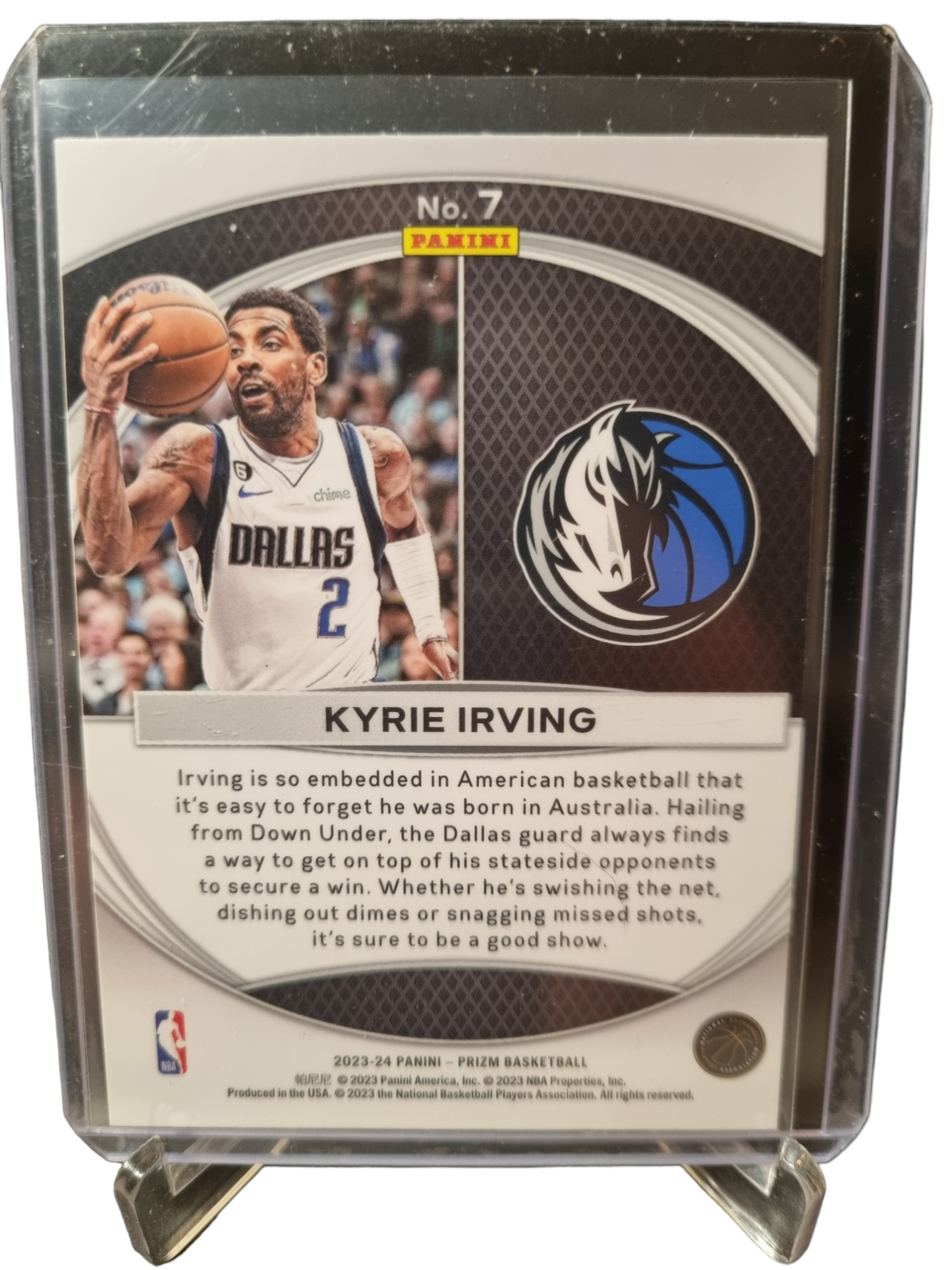 2023-24 Panini Prizm #7 Kyrie Irving Global Reach