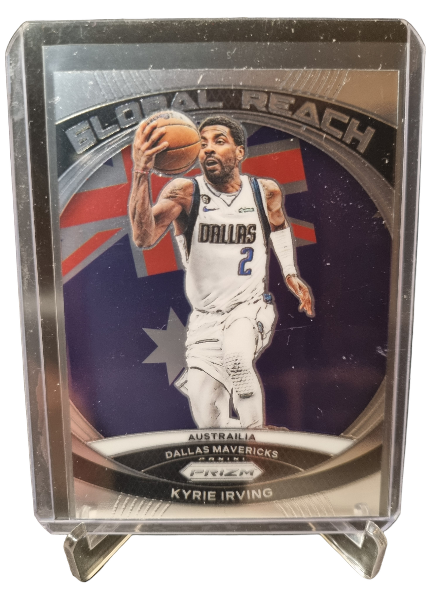 2023-24 Panini Prizm #7 Kyrie Irving Global Reach