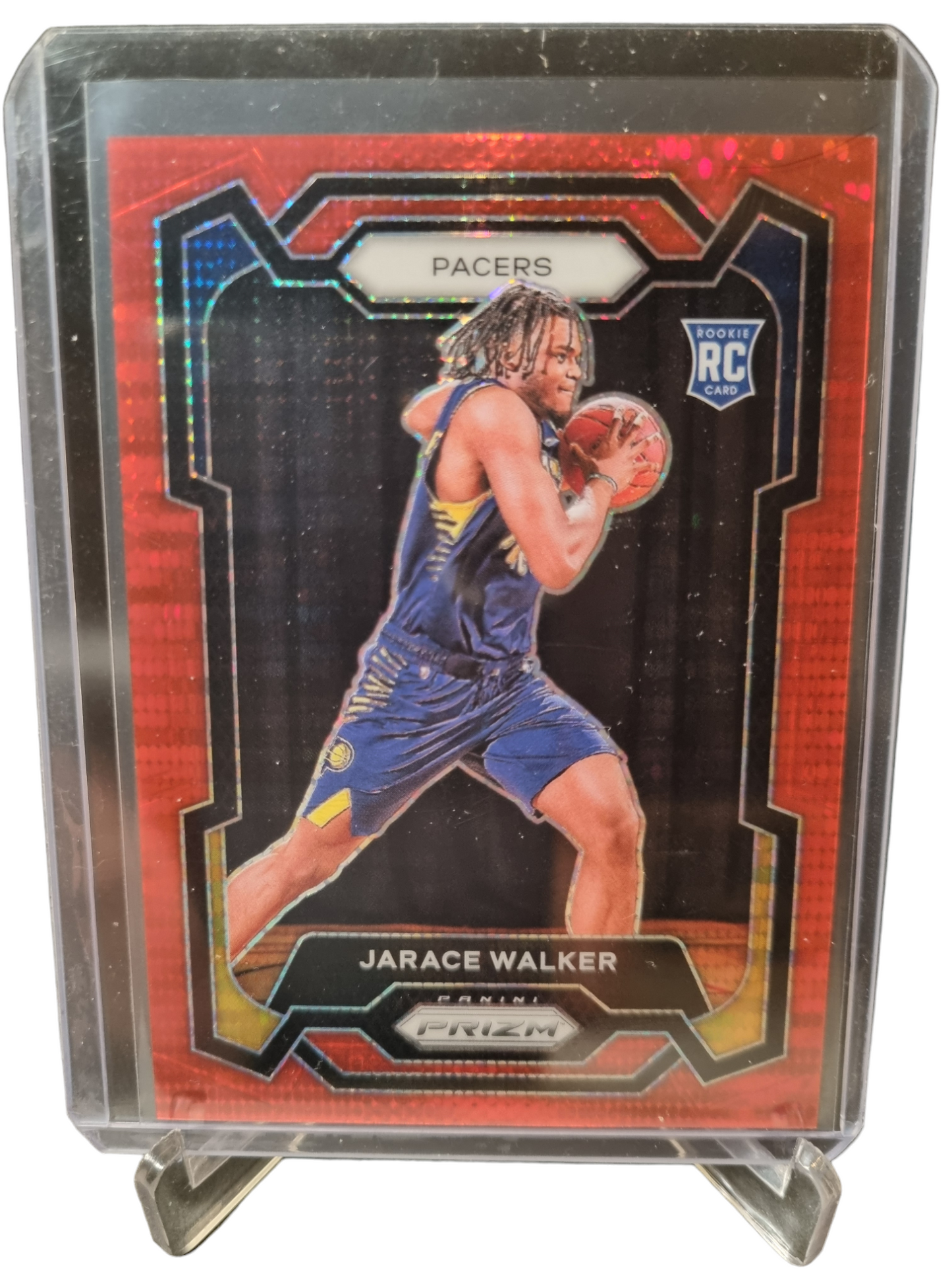 2023-24 Panini Prizm #168 Jarace Walker Rookie Card Red Seismic Prizm 172/299