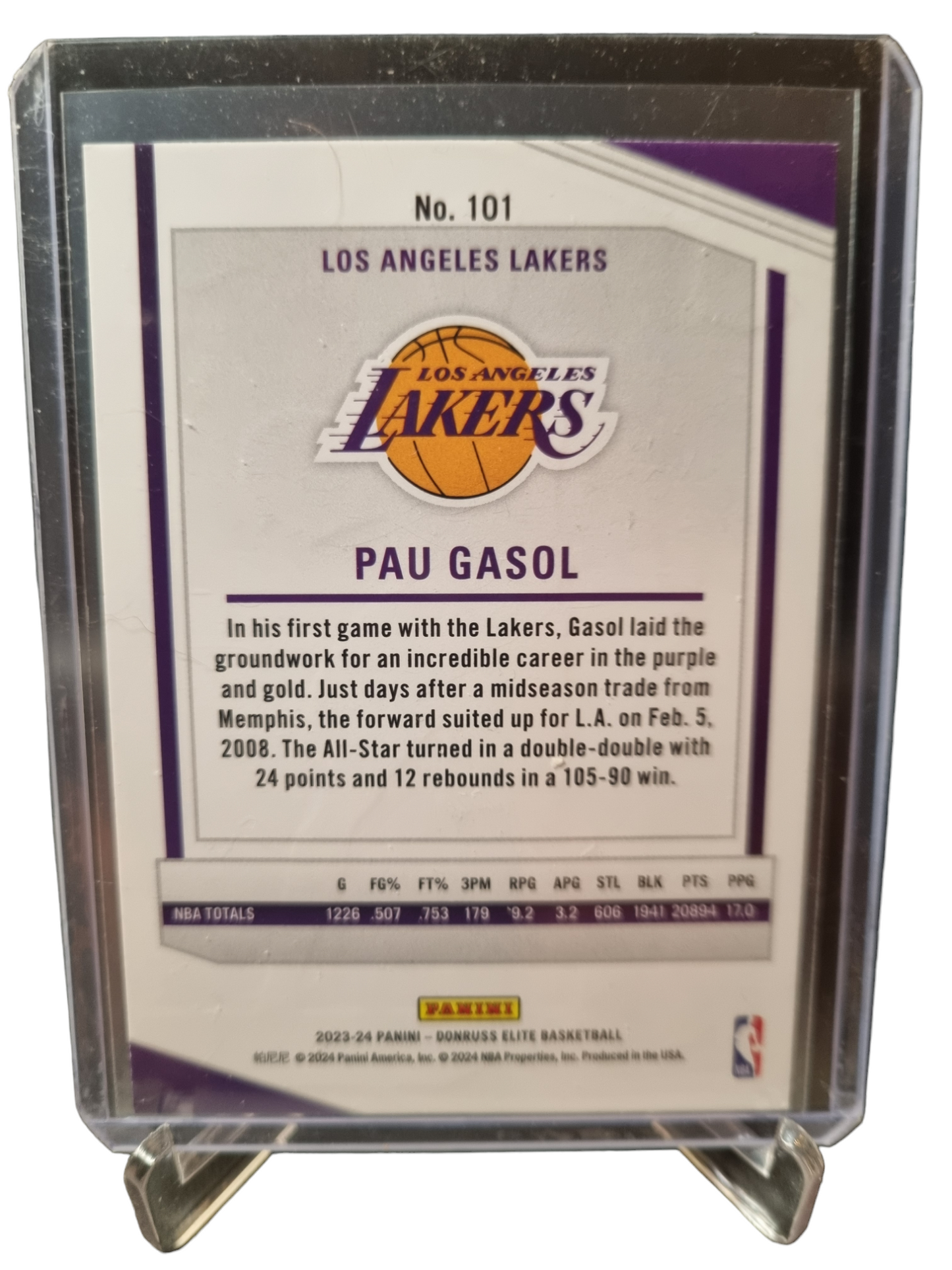 2023-24 Panini Donruss Elite #101 Pau Gasol Orange