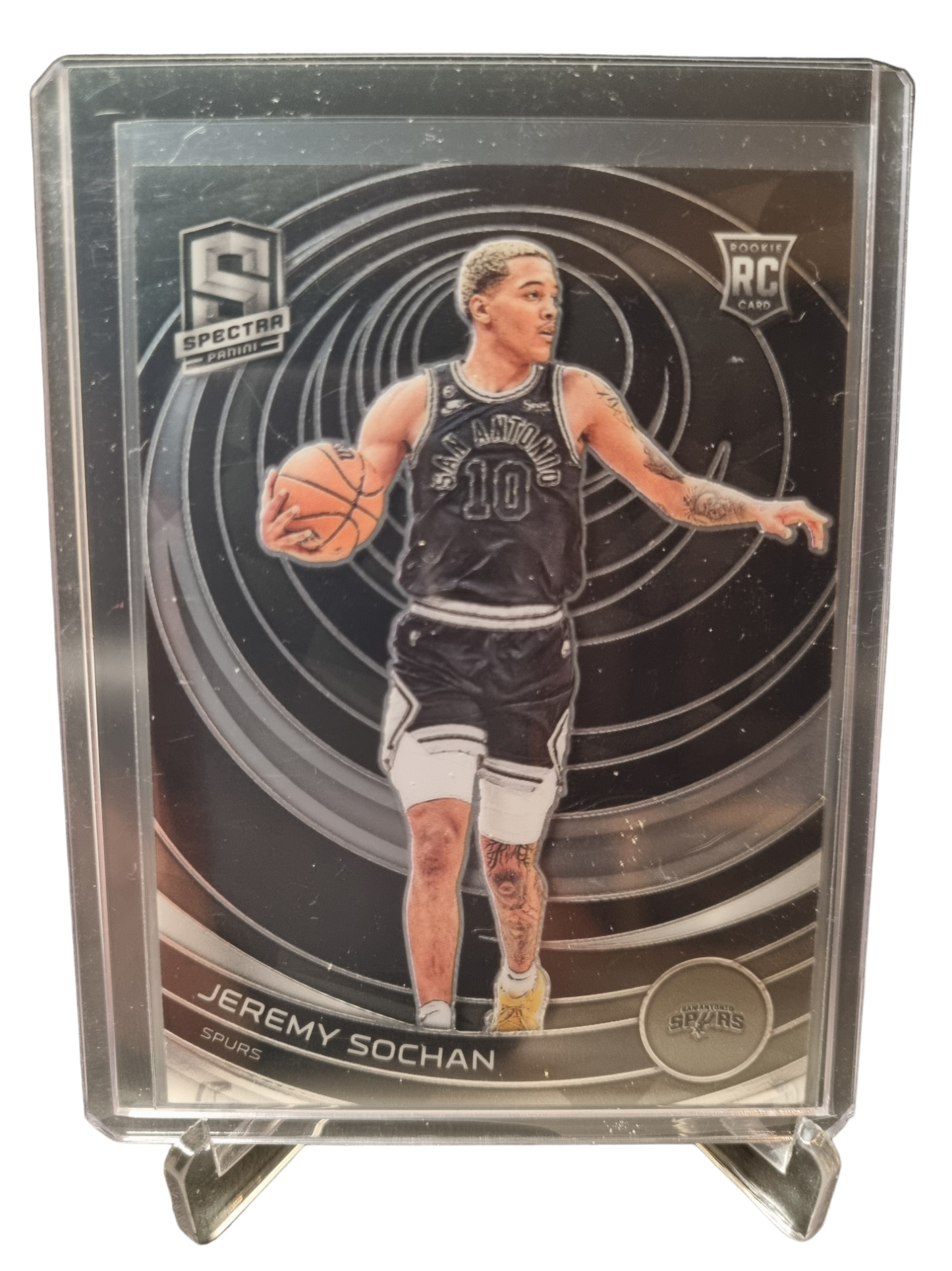 2022-23 Panini Spectra #205 Jeremy Sochan Rookie Card