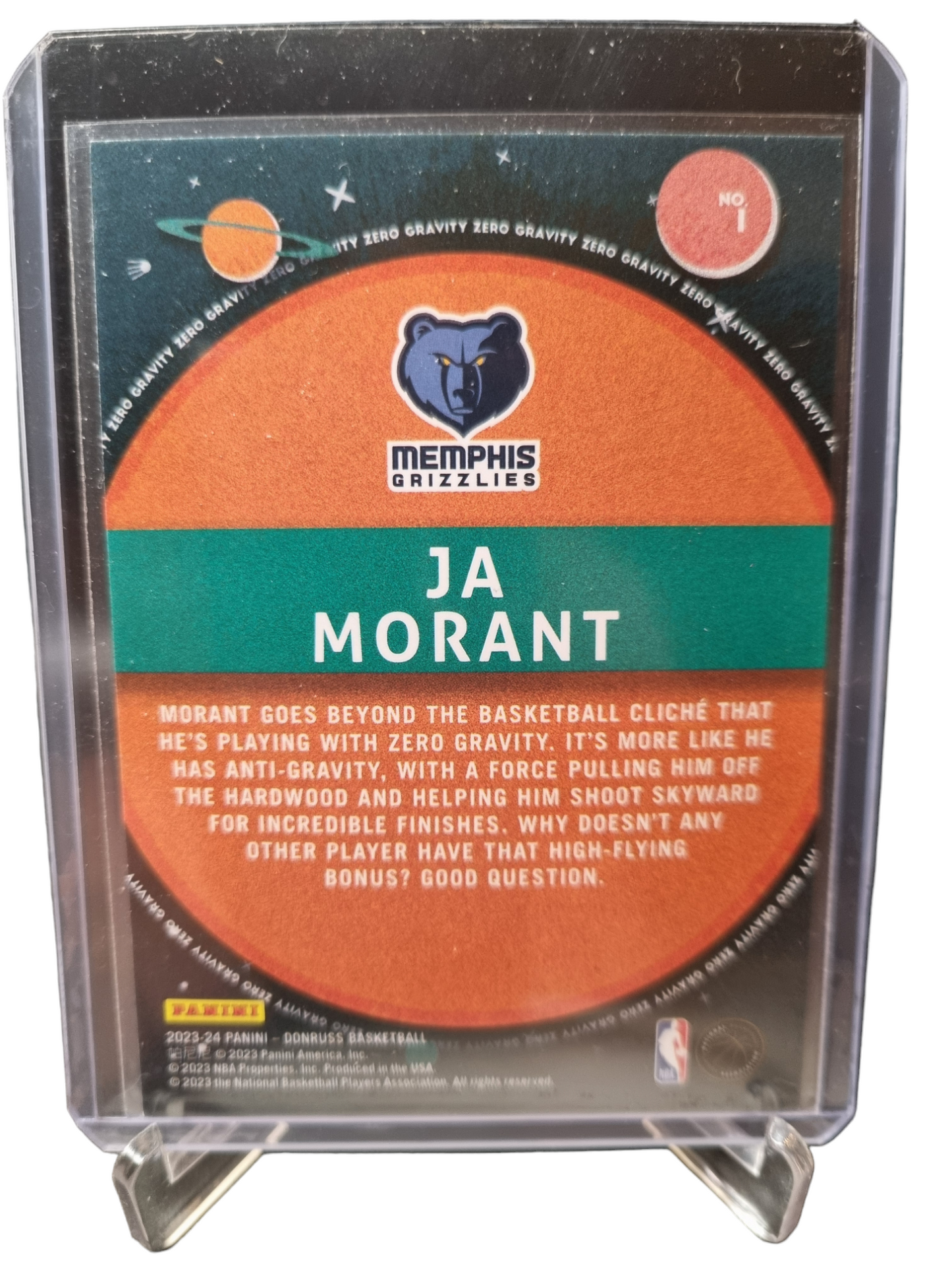 2023-24 Panini Donruss #1 JA Morant Zero Gravity