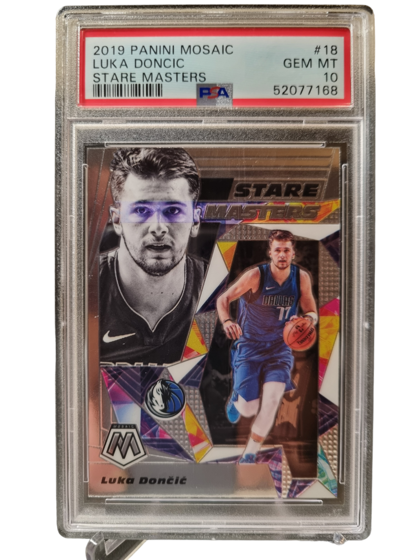 2019 Panini Mosaic #18 Luka Doncic Stare Masters PSA 10 Gem Mint