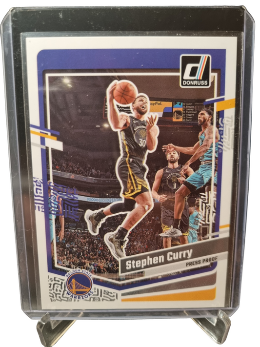 2023-24 Panini Donruss #65 Stephen Curry Press Proof